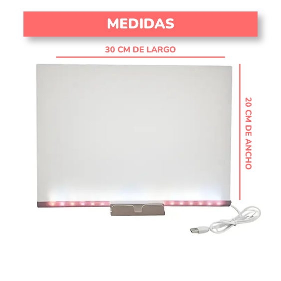 Pizarra Acrílica LED Mágica 20x30cm