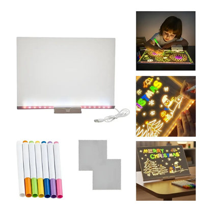 Pizarra Acrílica LED Mágica 20x30cm