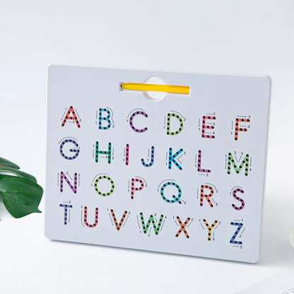 Pizarra Educativa Magnética Reversible — Letras y Números