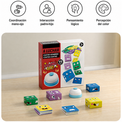 Cubo de Emociones con Timbre · Juego Familiar de Reflejo