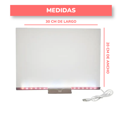 Pizarra Acrílica LED Mágica 20x30cm