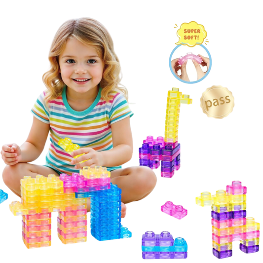 Jelly Building Blocks · Bloques Sensoriales Translúcidos