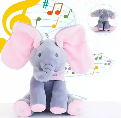 Elefante Interactivo Musical · Juega al Escondite - Rosado y Celeste