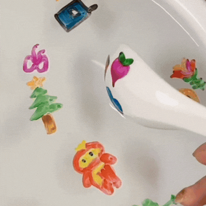Pincel Flotante Magic Water · 12 Pinceles Mágicos que Pintan sobre Agua