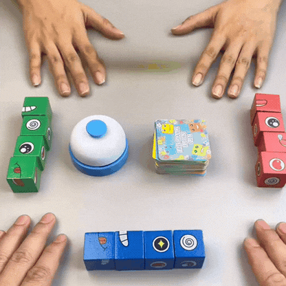 Cubo de Emociones con Timbre · Juego Familiar de Reflejo