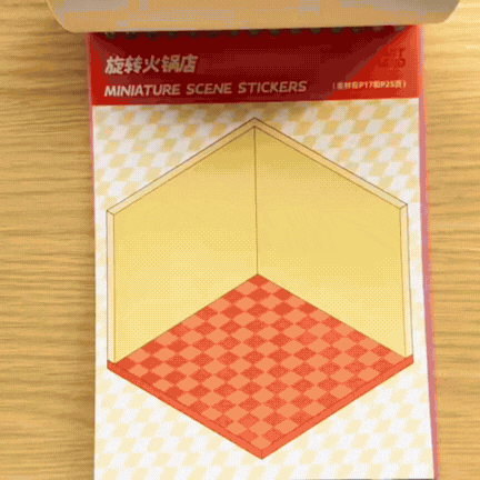 Libro de Escenas 3D con Stickers Reutilizables · 20 Escenarios + Pinza