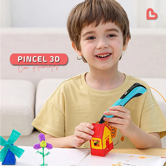 Pincel 3D para niños ✏️✨ Creatividad en 3D